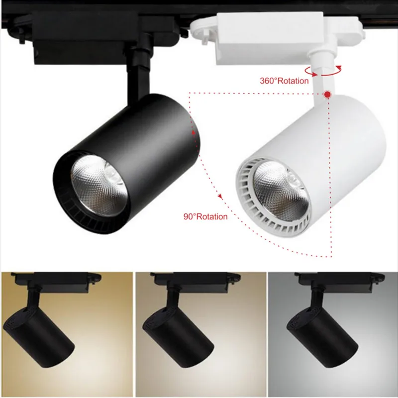 Power COB Led Track Light Lamp 30w Track Lamps Lights Lighting Fixtures Spotlights 220V for shop clothing Store Home
Power COB Led Track Light Lamp 30w Track Lamps Lights Lighting Fixtures Spotlights 220V for shop clothing Store Home