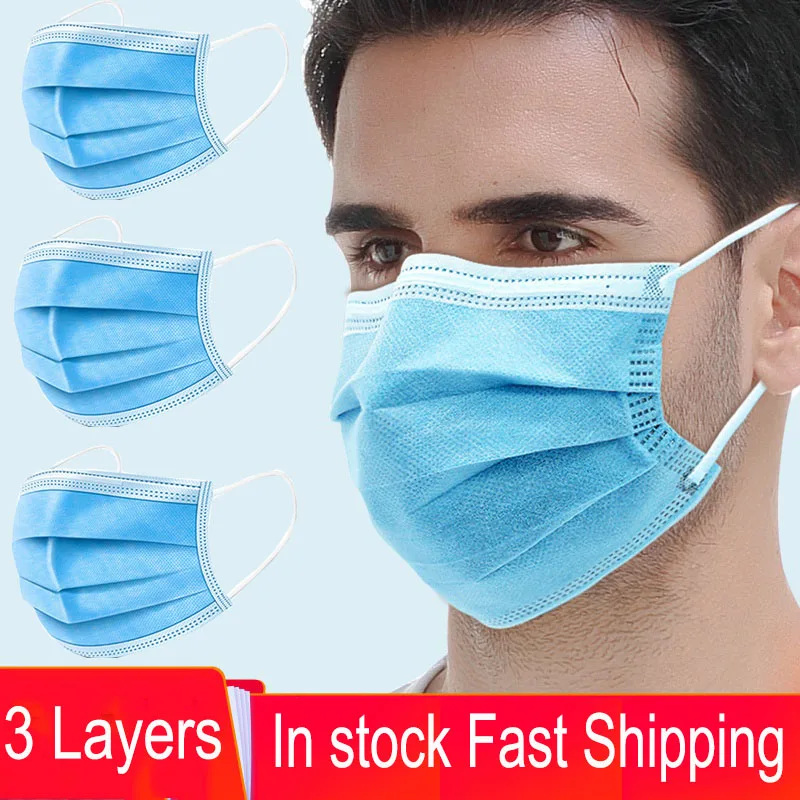 Anti-Pollution 3 Layer Mask dust protection Masks Disposable Face Masks Elastic Ear Loop Disposable Dust Filter Safety Mask
Anti-Pollution 3 Layer Mask dust protection Masks Disposable Face Masks Elastic Ear Loop Disposable Dust Filter Safety Mask