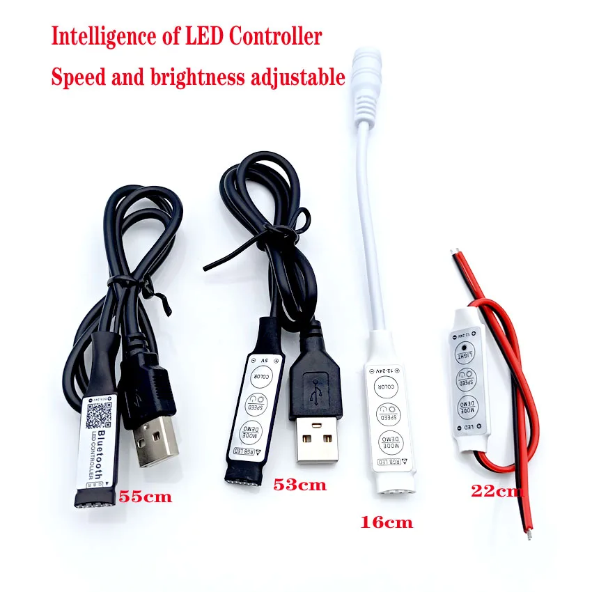 0 5 м 1 RGB контроллер 5V USB соединительный кабель с разъемом кабеля 4pin линия диммер 3