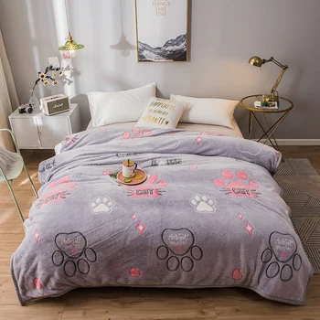 Cartoon Floral Fleece Throw Blanket Winter Flannel Thick Bedspreads Nordic Couple Bed Quilt Bedsheet Adult Children TV Bedcover 
Cartoon Floral Fleece Throw Blanket Winter Flannel Thick Bedspreads Nordic Couple Bed Quilt Bedsheet Adult Children TV Bedcover