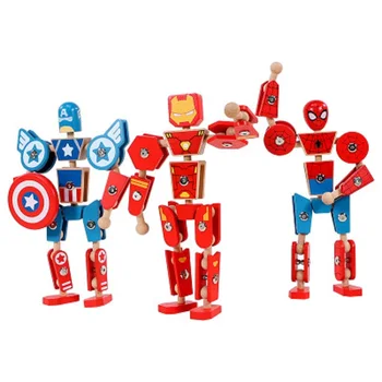 Genuine Marvel Avengers Movie Character Set Wooden Assembled Action Figure Doll Anime Model Children's Gift Limited Edition
Genuine Marvel Avengers Movie Character Set Wooden Assembled Action Figure Doll Anime Model Children's Gift Limited Edition