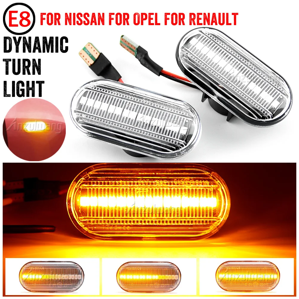 For Renault Clio 1 2 KANGOO MEGANE ESPACE TWINGO MASTER Led Dynamic Side Marker Turn Signal Light for Nissan Opel Smart FORTWO
For Renault Clio 1 2 KANGOO MEGANE ESPACE TWINGO MASTER Led Dynamic Side Marker Turn Signal Light for Nissan Opel Smart FORTWO