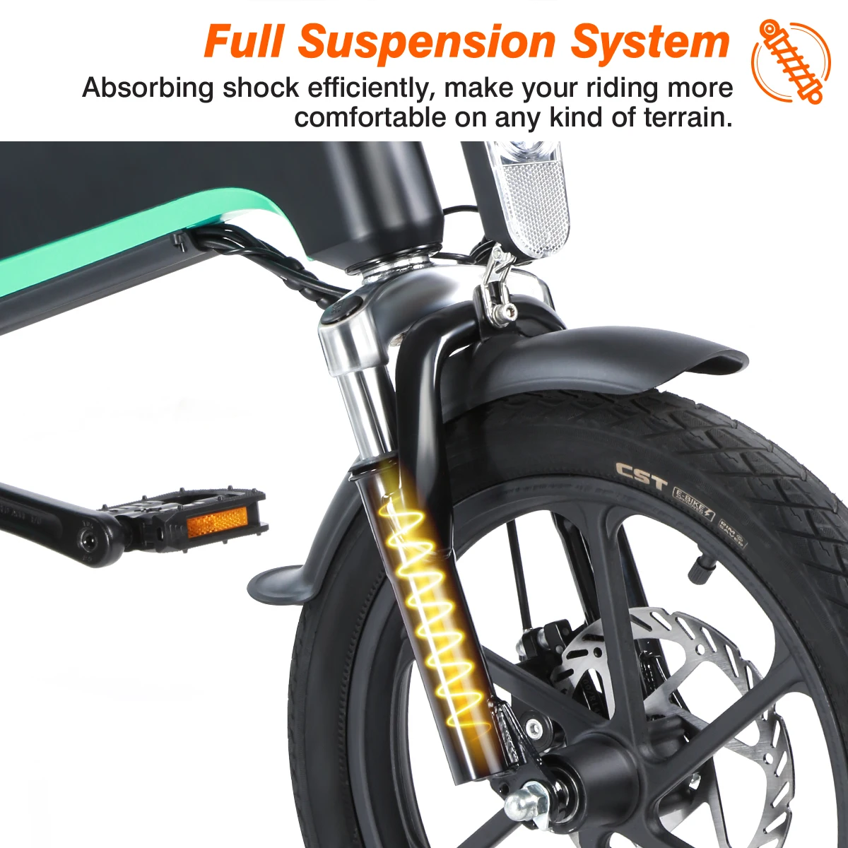 16 Inch Electric Bike Removable 7.5ah Lithium-ion Battery - AliExpress