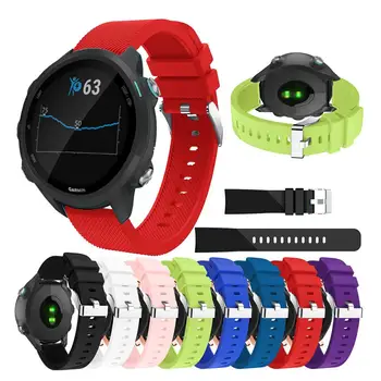 20MM Silicone Strap Watch Band for Garmin Forerunner 245 Smart Watch Replacement Bracelet Wrist Band for Garmin Accessories
20MM Silicone Strap Watch Band for Garmin Forerunner 245 Smart Watch Replacement Bracelet Wrist Band for Garmin Accessories