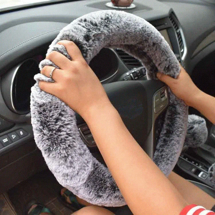 Winter Super Soft Plush Car Steering Wheel Cover Universal,Warm Faux Fur Auto Handlebar on the Steering-Wheel Braid Beautiful
Winter Super Soft Plush Car Steering Wheel Cover Universal,Warm Faux Fur Auto Handlebar on the Steering-Wheel Braid Beautiful