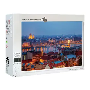 New 1000 Pieces Budapest Puzzles Wooden Jigsaw Puzzles Floor Puzzle Intellectual Game Learning Education Decompression Toys
New 1000 Pieces Budapest Puzzles Wooden Jigsaw Puzzles Floor Puzzle Intellectual Game Learning Education Decompression Toys