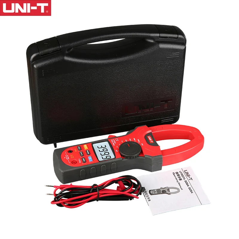 UNI-T UT207A/ UT208A/ UT209A 1000A Digital Clamp Meter; AC/DC Ammeter, Resistor/Capacitor/Frequency/Temperature Test
UNI-T UT207A/ UT208A/ UT209A 1000A Digital Clamp Meter; AC/DC Ammeter, Resistor/Capacitor/Frequency/Temperature Test