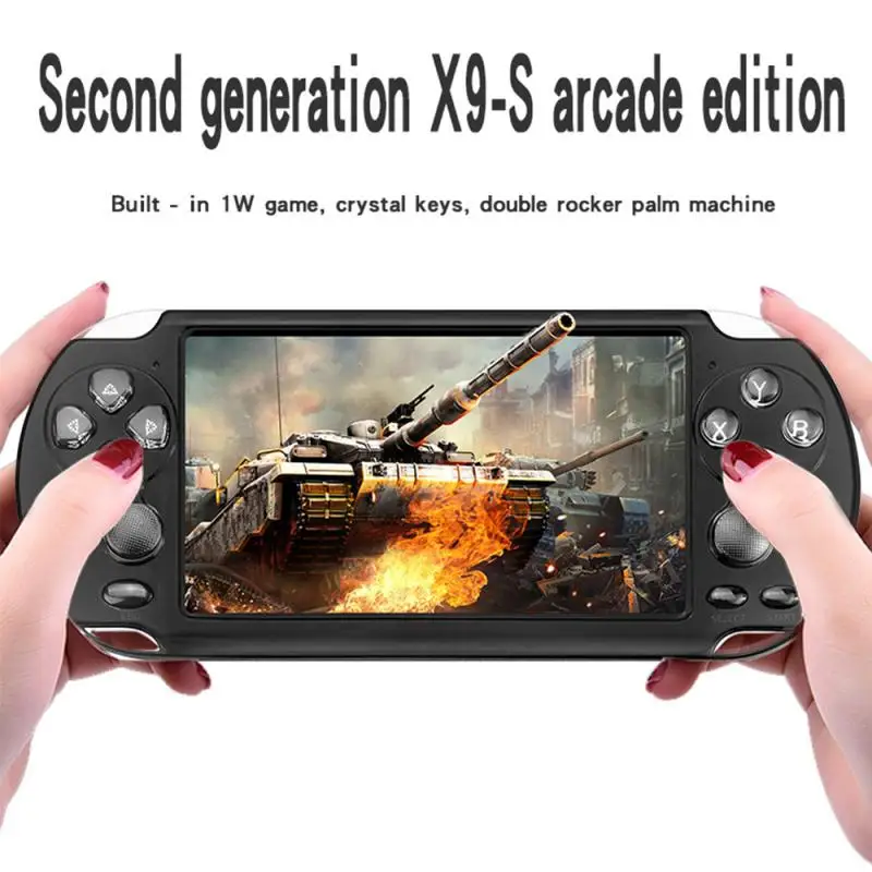 X9-S 5.1'' Portable Game Handheld 8GB Handheld Game Consoles Player Built-in 10000 Games Mp4 Player Game Player with Camera
X9-S 5.1'' Portable Game Handheld 8GB Handheld Game Consoles Player Built-in 10000 Games Mp4 Player Game Player with Camera