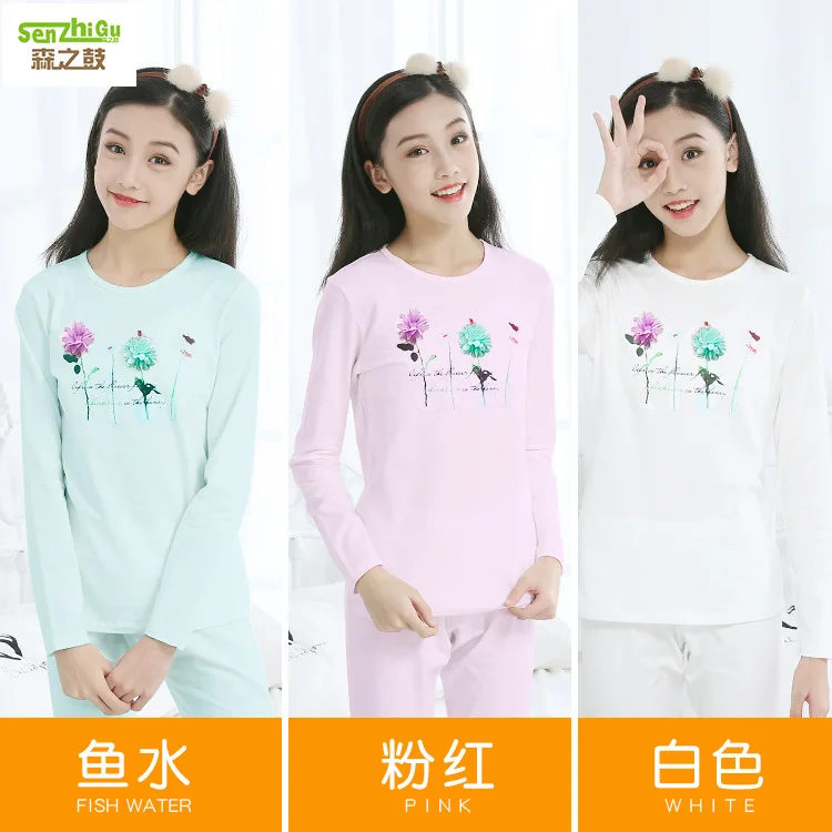Autumn clothes&long trousers underwear set Lycra cotton girls big children warm spring and autumn skin-friendly soft&comfortable
Autumn clothes&long trousers underwear set Lycra cotton girls big children warm spring and autumn skin-friendly soft&comfortable
