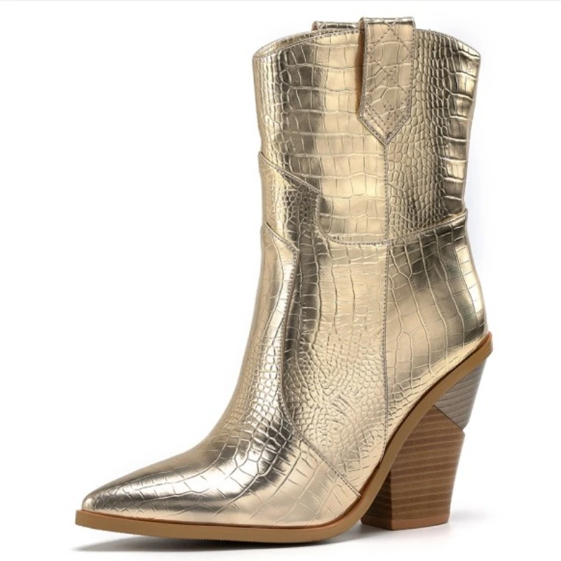 fanyuan Size 34-46 New Brand ankle boots for women thick high heels ladies autumn winter boos gold silver fashion women boots
fanyuan Size 34-46 New Brand ankle boots for women thick high heels ladies autumn winter boos gold silver fashion women boots