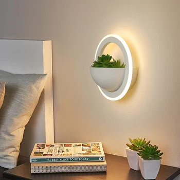 Modern led wall lamp living room bedroom bedside lamp corridor aisle balcony clothing makeup room decorative art plant wall lamp
Modern led wall lamp living room bedroom bedside lamp corridor aisle balcony clothing makeup room decorative art plant wall lamp