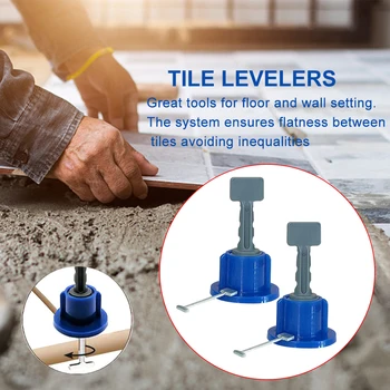 Tile Leveling System Kit 50pcs/set Home Floors Flat Ceramic Tile Leveling System Kit Construction Tools
Tile Leveling System Kit 50pcs/set Home Floors Flat Ceramic Tile Leveling System Kit Construction Tools