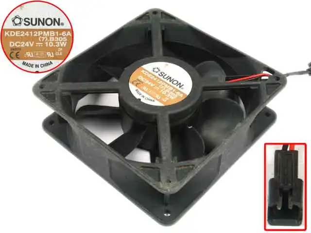 SUNON KDE2412PMB1-6A (7).B305.GN DC 24V 10,3 W 120x120x38 мм, вентилятор охлаждения сервера
SUNON KDE2412PMB1-6A (7).B305.GN DC 24V 10,3 W 120x120x38 мм, вентилятор охлаждения сервера