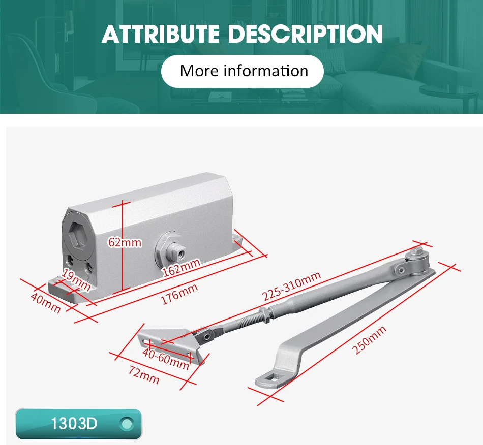 Silver-Color-1303D-Aluminum-Alloy-Door-Closer-40kg-65kg-Automatic-Hydraulic-Door-Closer_05