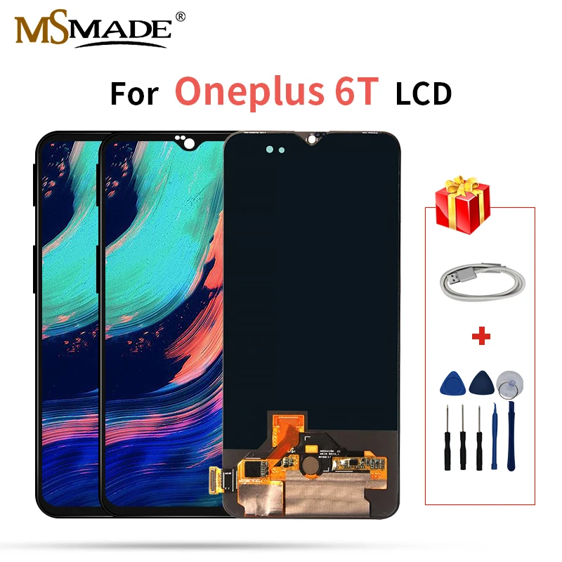 Original LCD For Oneplus 6T 6 T 1+6 LCD Touch Screen Digitizer Display Replacement Assembly Parts With Frame Free Shipping
Original LCD For Oneplus 6T 6 T 1+6 LCD Touch Screen Digitizer Display Replacement Assembly Parts With Frame Free Shipping