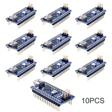 10 pièces Mini Nano V3.0 Atmega328p 5v 16m Micro Carte Contrôleur Module Pour Arduino(China)