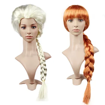 Frozen Wig Princess Elsa Anna Cosplay Wig Braid Masquerade Props Halloween Disney Frozen Theme Party Decoration
Frozen Wig Princess Elsa Anna Cosplay Wig Braid Masquerade Props Halloween Disney Frozen Theme Party Decoration