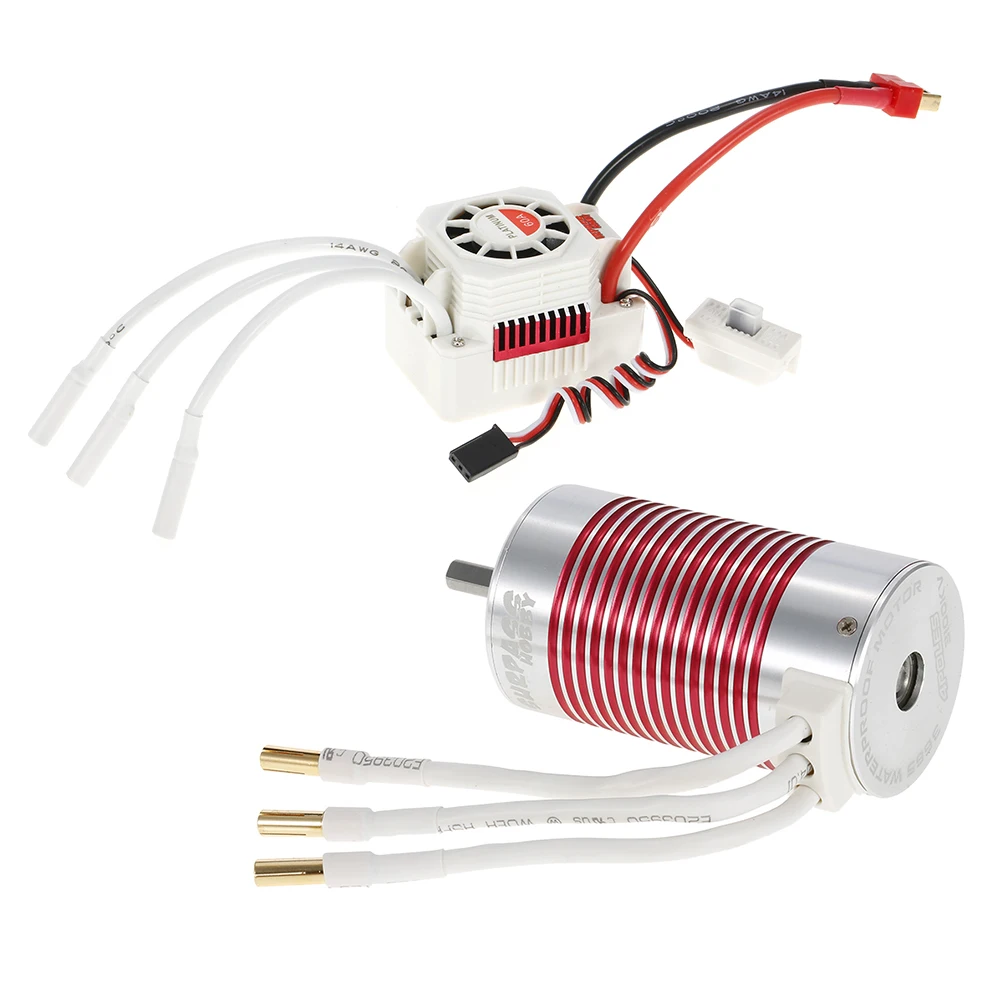 3665 3100KV 2600KV Brushless Motor with 60A ESC Waterproof for RC Car 1/10 Motor RC Rock Crawler Parts Accessories
3665 3100KV 2600KV Brushless Motor with 60A ESC Waterproof for RC Car 1/10 Motor RC Rock Crawler Parts Accessories