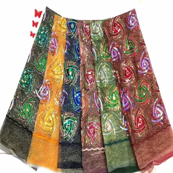 African Lace Fabric 2020 sequins High quality Sequins lace French Tulle Mesh Fabric Nigerian Net Swiss Lace Fabrics for Dress
African Lace Fabric 2020 sequins High quality Sequins lace French Tulle Mesh Fabric Nigerian Net Swiss Lace Fabrics for Dress