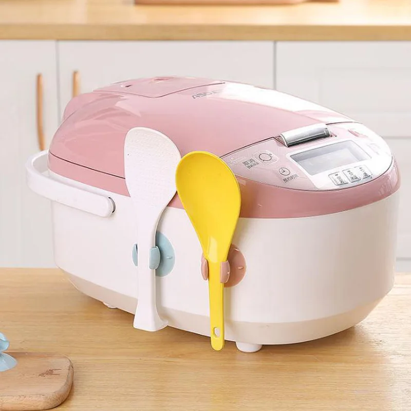 Suction Cup Rice Spoon Clip Storage Rack Creative Household Gadgets Plastic Cooking Tool Wall Stick Rack Kitchen Supplies
Suction Cup Rice Spoon Clip Storage Rack Creative Household Gadgets Plastic Cooking Tool Wall Stick Rack Kitchen Supplies