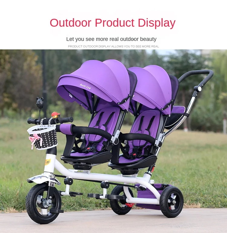 triciclo infantil The Children Tricycle Twin Baby Cart Double Bicycle Light Baby Stroller 3 Wheel Tricycle Baby Bike triciclo infantil The Children Tricycle Twin Baby Cart Double Bicycle Light Baby Stroller 3 Wheel Tricycle Baby Bike