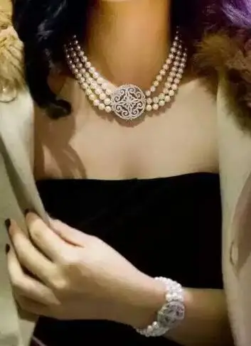 free shipping Handmade micro inlay zircon clasp accessory luxury domineering 7-8mm white pearl necklace bracelet Set jewelry
free shipping Handmade micro inlay zircon clasp accessory luxury domineering 7-8mm white pearl necklace bracelet Set jewelry