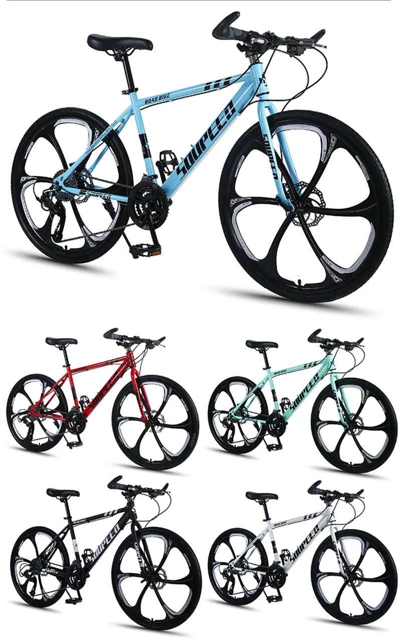Flash Deal Mountain Bike Bicycle Adult Men and Women Speed Double Disc Brakes Shock Ultra Light Student Off Road Five Knife One Wheel 5 Flash Deal Mountain Bike Bicycle Adult Men and Women Speed Double Disc Brakes Shock Ultra Light Student Off Road Five Knife One Wheel 5