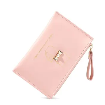 Creative Wallet Cute Cartoon Kitten Purse Leather Package Short Women Casual Wallet Multi-Function Practical Wallets Monedero 
Creative Wallet Cute Cartoon Kitten Purse Leather Package Short Women Casual Wallet Multi-Function Practical Wallets Monedero