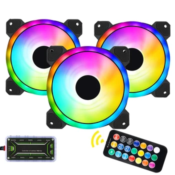 3 Pack Rgb Case Fans,120mm Ultra-Quiet Rgb Chassis Cooling Fans,Equiped with Remote Control Hub,for Case Computer Fan
3 Pack Rgb Case Fans,120mm Ultra-Quiet Rgb Chassis Cooling Fans,Equiped with Remote Control Hub,for Case Computer Fan