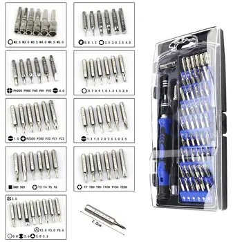 60 in 1 S2 Alloy Magnetic Screwdriver Set Precision multi-function Driver Electronics Repair Tool Kit for Cell Phone Tablet PC
60 in 1 S2 Alloy Magnetic Screwdriver Set Precision multi-function Driver Electronics Repair Tool Kit for Cell Phone Tablet PC