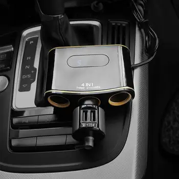 Hot Onever Dual Car Charger Adapter Car Cigarette Lighter Socket Adapter Charger LED Display Voltage Tester 120W Dual Usb
Hot Onever Dual Car Charger Adapter Car Cigarette Lighter Socket Adapter Charger LED Display Voltage Tester 120W Dual Usb