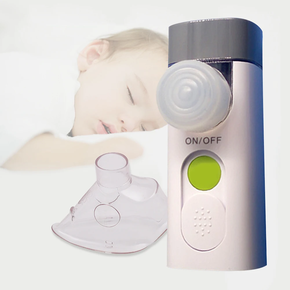 Silent Asthma USB Rechargeable Portable Inhaler Nebulizer PVC Respirator Vaporizer One-button Operation Mini Handheld Face
Silent Asthma USB Rechargeable Portable Inhaler Nebulizer PVC Respirator Vaporizer One-button Operation Mini Handheld Face
