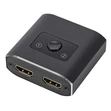 HDMI-compatible Switch 4K 60Hz HDMI-compatible Splitter 2 In 1 Out&1 In 2 Out Bi-Directional Splitter Support HDTV Monitors
HDMI-compatible Switch 4K 60Hz HDMI-compatible Splitter 2 In 1 Out&1 In 2 Out Bi-Directional Splitter Support HDTV Monitors