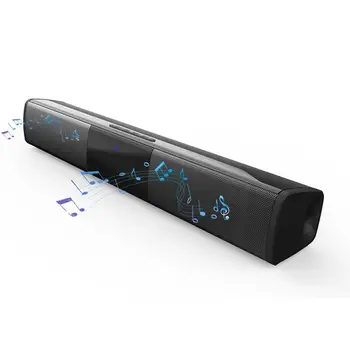 Bluetooth Soundbar Wireless Sound Bar Stereo Speaker System Subwoofer with Charging Cable and Audio Cable for TV Home Theater
Bluetooth Soundbar Wireless Sound Bar Stereo Speaker System Subwoofer with Charging Cable and Audio Cable for TV Home Theater