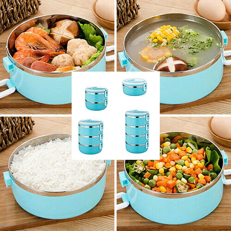 Lunch Box Bento Heat Food Container Portable Compact Food Warmer 1-4 Layer For Schools, Offices, Camping, Picnics
Lunch Box Bento Heat Food Container Portable Compact Food Warmer 1-4 Layer For Schools, Offices, Camping, Picnics
