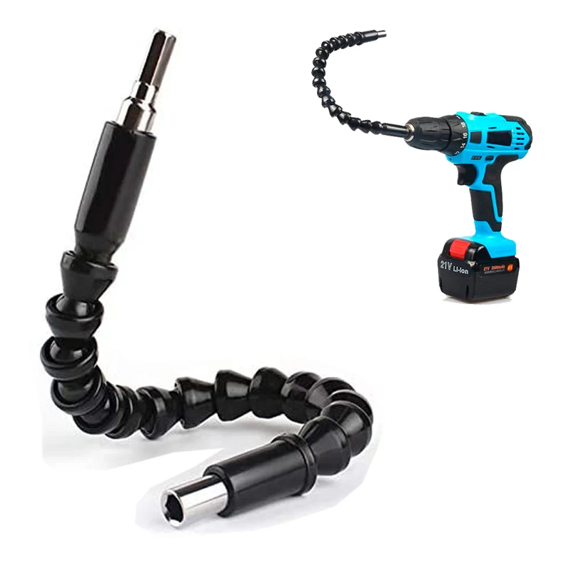295MM Flexible Hex Shaft Drill Bits Extension Bit Holder with Magnetic Connect Drive Shaft Electric Drill Power Tool Accessorie
295MM Flexible Hex Shaft Drill Bits Extension Bit Holder with Magnetic Connect Drive Shaft Electric Drill Power Tool Accessorie