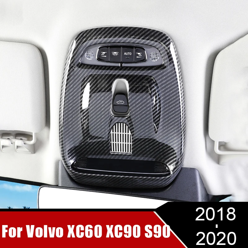 For Volvo XC60 XC90 S90 ABS Chrome/Carbon Fiber Front Reading Lights Panel Frame Trim Cover Stickers Car Styling Accessories
For Volvo XC60 XC90 S90 ABS Chrome/Carbon Fiber Front Reading Lights Panel Frame Trim Cover Stickers Car Styling Accessories