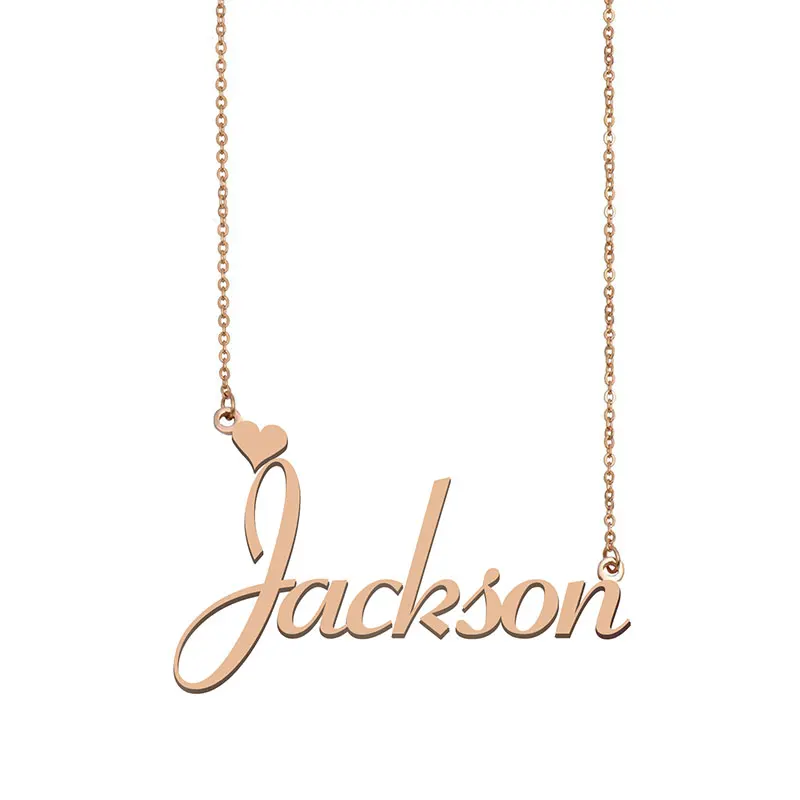 Jackson Name Necklace Gold Custom Personalized Nameplate for Women Best Friends Birthday Wedding Christmas Mother Days Gift
Jackson Name Necklace Gold Custom Personalized Nameplate for Women Best Friends Birthday Wedding Christmas Mother Days Gift