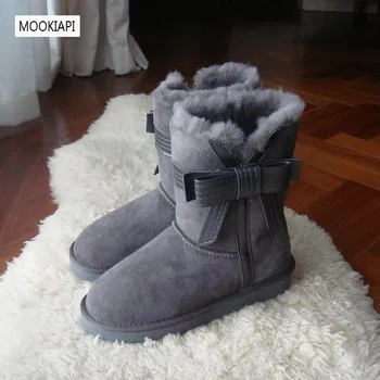 The latest European style in 2019, mid-barrel snow boots, real sheepskin, 100% pure wool, women's shoes, free delivery,4 color
The latest European style in 2019, mid-barrel snow boots, real sheepskin, 100% pure wool, women's shoes, free delivery,4 color