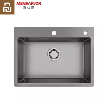 Original Youpin MENSARJOR Stainless Steel Kitchen Nano Sink Kitchen Multi-Function Combination Hand-made Sink Nano Coating Sink
Original Youpin MENSARJOR Stainless Steel Kitchen Nano Sink Kitchen Multi-Function Combination Hand-made Sink Nano Coating Sink