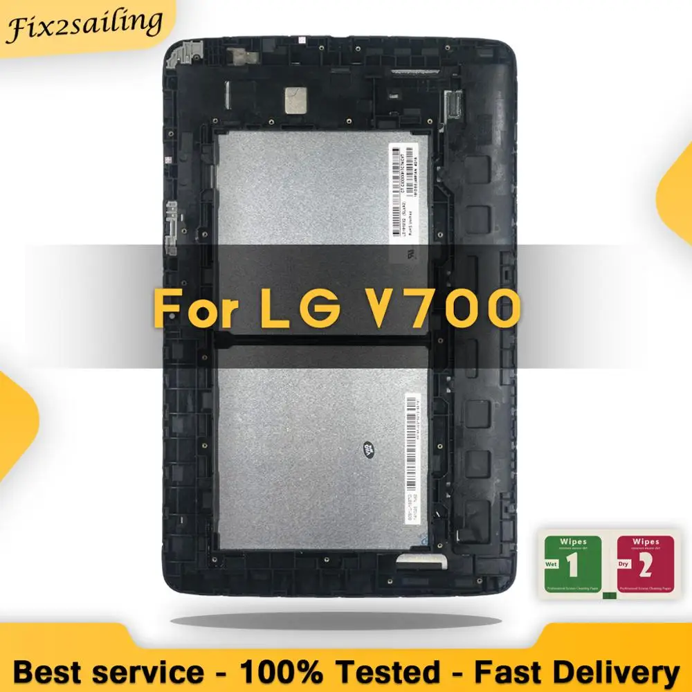 100% Tested 10.1''LCD For LG G Pad 10.1 V700 VK700 LCD Screen Display Digitizer Touch Assembly Replacement Parts Tablet Frame
100% Tested 10.1''LCD For LG G Pad 10.1 V700 VK700 LCD Screen Display Digitizer Touch Assembly Replacement Parts Tablet Frame