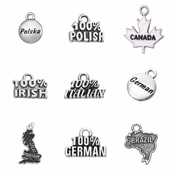 10pcs Country Of Citizenship German Italian Polish Irish Canada Brazil Charms Jewelry Making Jewelry Finding Antique
10pcs Country Of Citizenship German Italian Polish Irish Canada Brazil Charms Jewelry Making Jewelry Finding Antique