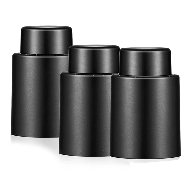 Wine Stoppers Vacuum with Time Scale, 3 Pack Wine Bottle Stoppers Keep Fresh for 30 Days, Best Christmas Gifts for Wine Lovers
Wine Stoppers Vacuum with Time Scale, 3 Pack Wine Bottle Stoppers Keep Fresh for 30 Days, Best Christmas Gifts for Wine Lovers