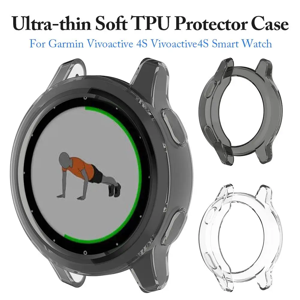 For Garmin Vivoactive 4S Smart Watch Protective Case Replacement Anti-scratch Shockproof TPU Smartwatch Frame Shell Accossories
For Garmin Vivoactive 4S Smart Watch Protective Case Replacement Anti-scratch Shockproof TPU Smartwatch Frame Shell Accossories