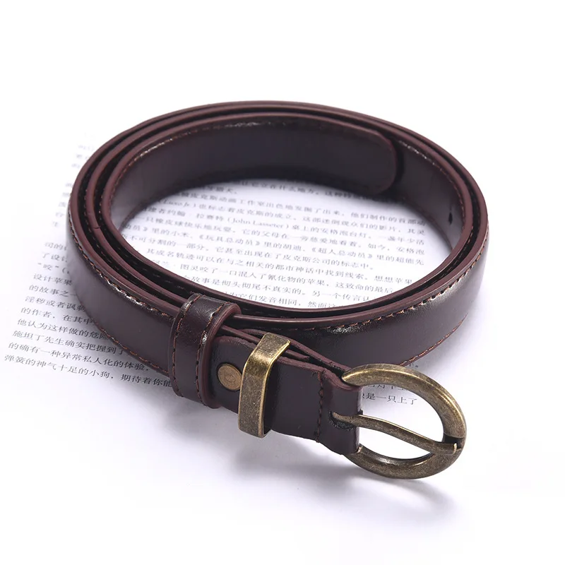 Retro Round Metal Buckle Women Belt Black PU Belt Trousers Waistband Female
Retro Round Metal Buckle Women Belt Black PU Belt Trousers Waistband Female
