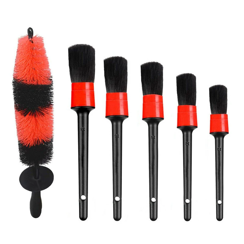 6pcs Anti-slip Wood Handle Tire Brush Car Wash Tools Detailing Cleaning Brush Kit Auto Engine Wheel Brushes
6pcs Anti-slip Wood Handle Tire Brush Car Wash Tools Detailing Cleaning Brush Kit Auto Engine Wheel Brushes