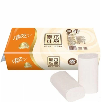 10 rolls of toilet paper 3 layers of bathroom toilet paper large capacity white soft natural material
10 rolls of toilet paper 3 layers of bathroom toilet paper large capacity white soft natural material