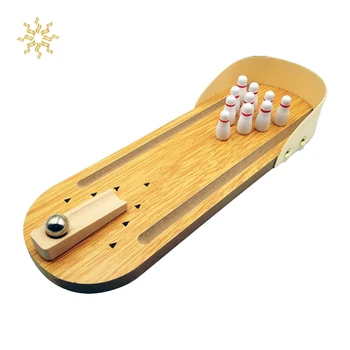 Wooden Mini Bowling Board Game Children's Educational Toys Family Parent-child Interaction Family Handicraft Toys K802
Wooden Mini Bowling Board Game Children's Educational Toys Family Parent-child Interaction Family Handicraft Toys K802