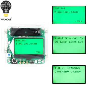 

New 3.7V version of inductor capacitor ESR meter DIY MG328 multifunction transistor tester with Acrylic shell