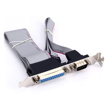 25 hole parallel port +9 pin serial port expansion line / bezel (DB25 DB9) Motherboard printer interface 25 hole LPT
25 hole parallel port +9 pin serial port expansion line / bezel (DB25 DB9) Motherboard printer interface 25 hole LPT